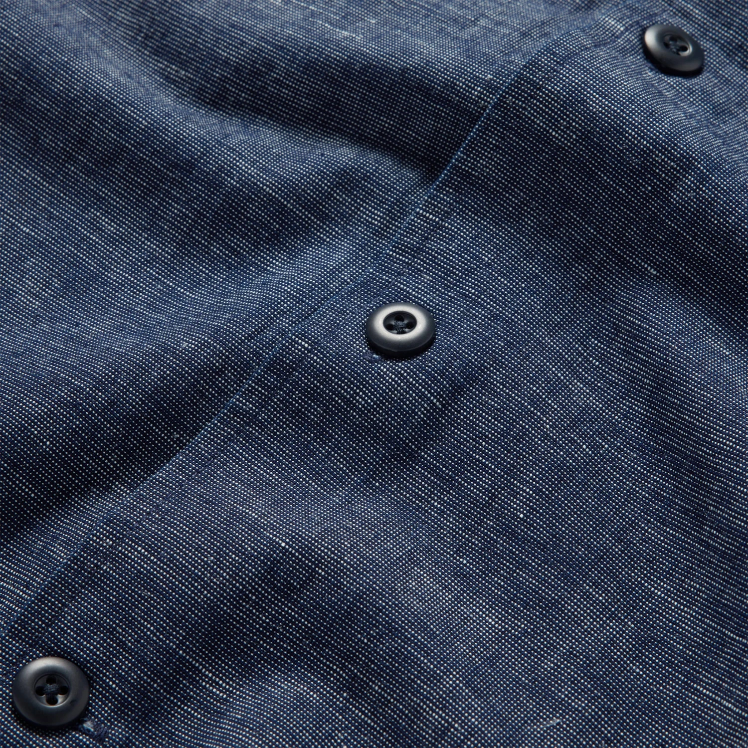 The Point Shirt In Indigo Slub - Image 8
