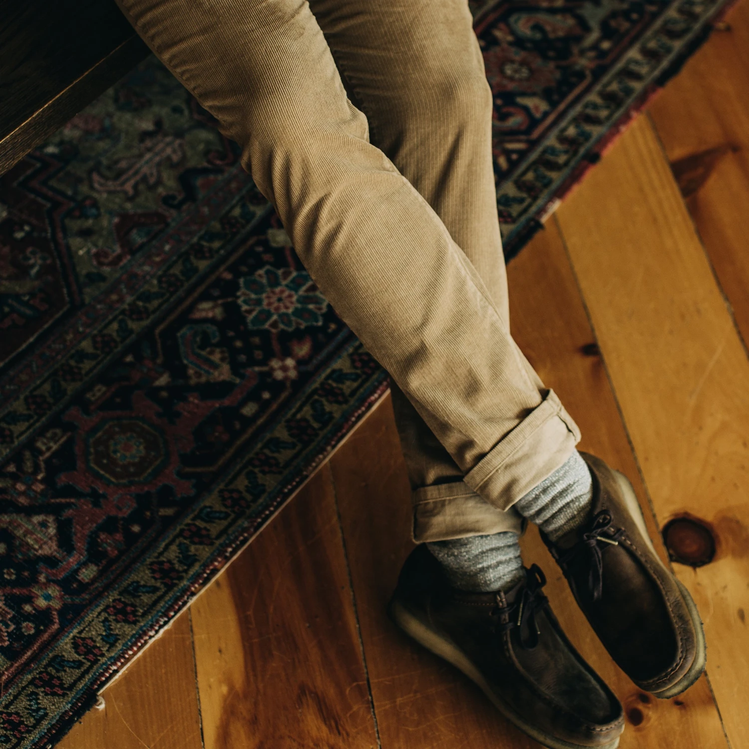 The Slim All Day Pant In Khaki Cord - Image 3