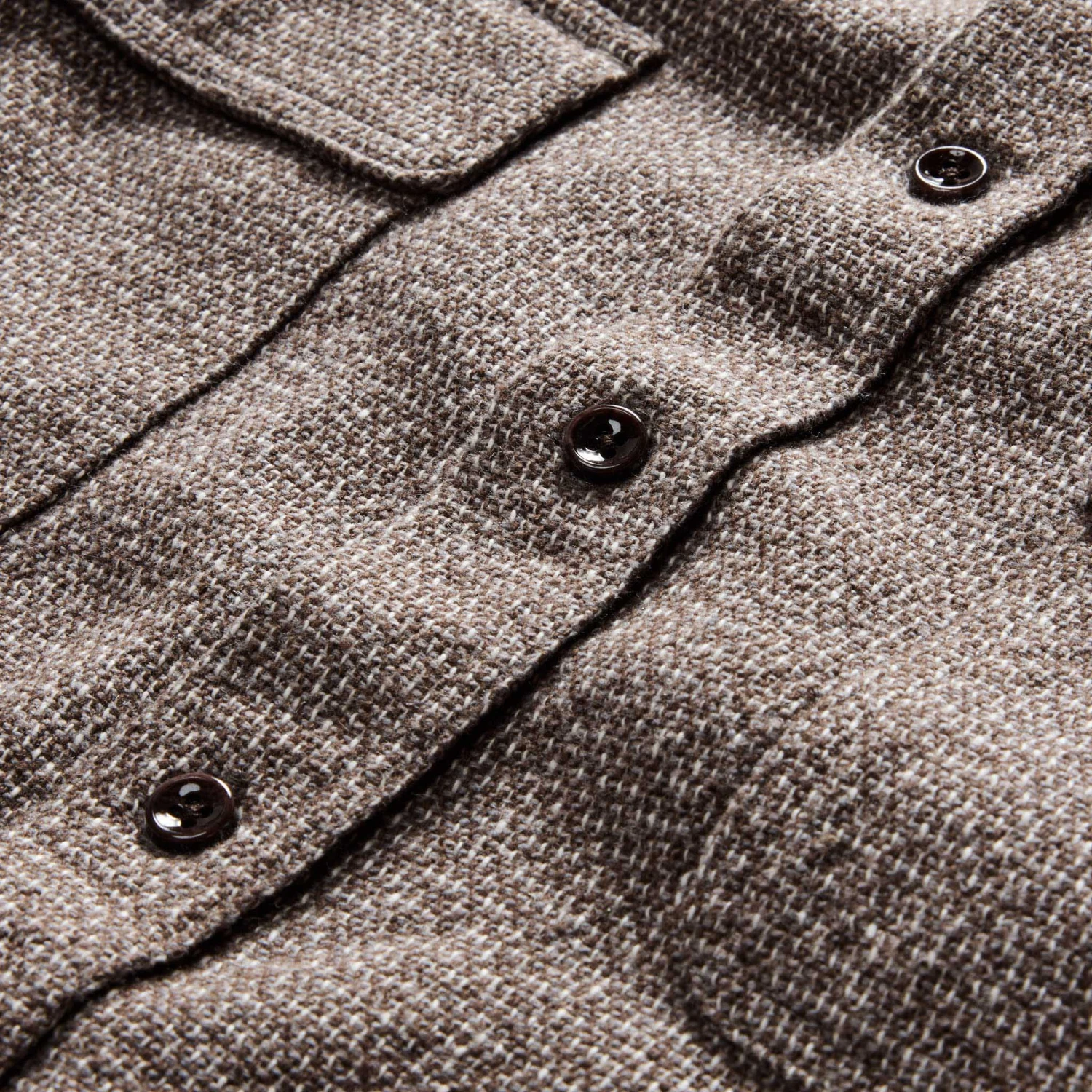 The Ledge Shirt In Granite Linen Tweed - Image 8