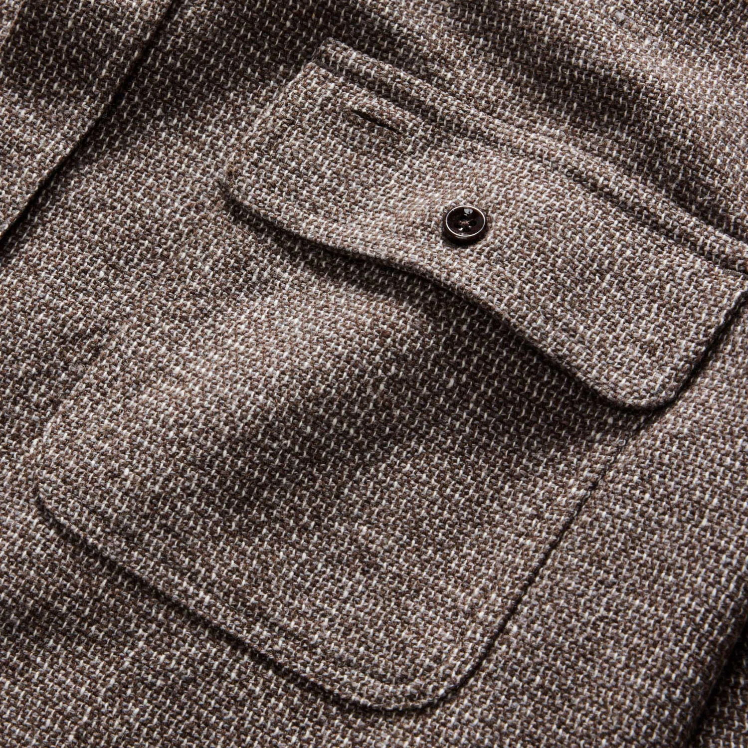 The Ledge Shirt In Granite Linen Tweed - Image 7