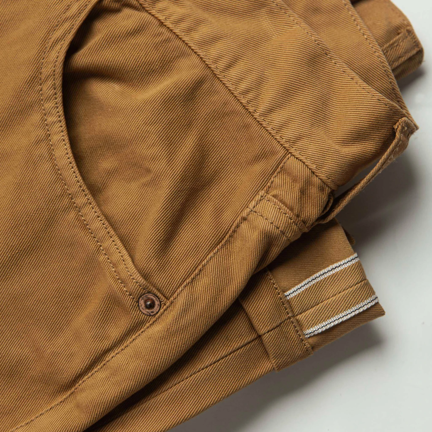 The Slim All Day Pant In British Khaki Selvage - Image 8