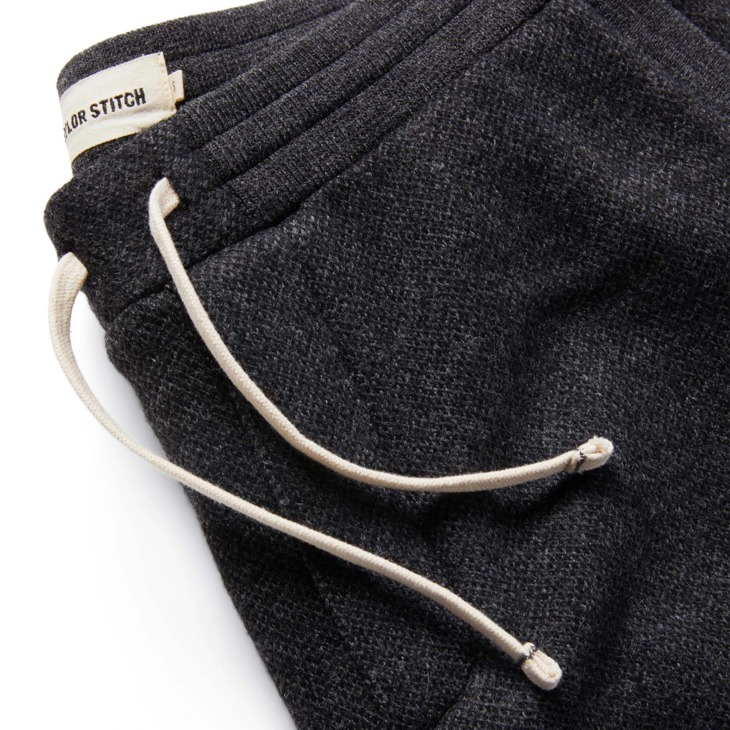The Weekend Pant In Charcoal Herringbone Wool - Image 6