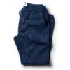 The Apres Pant In Indigo Waffle