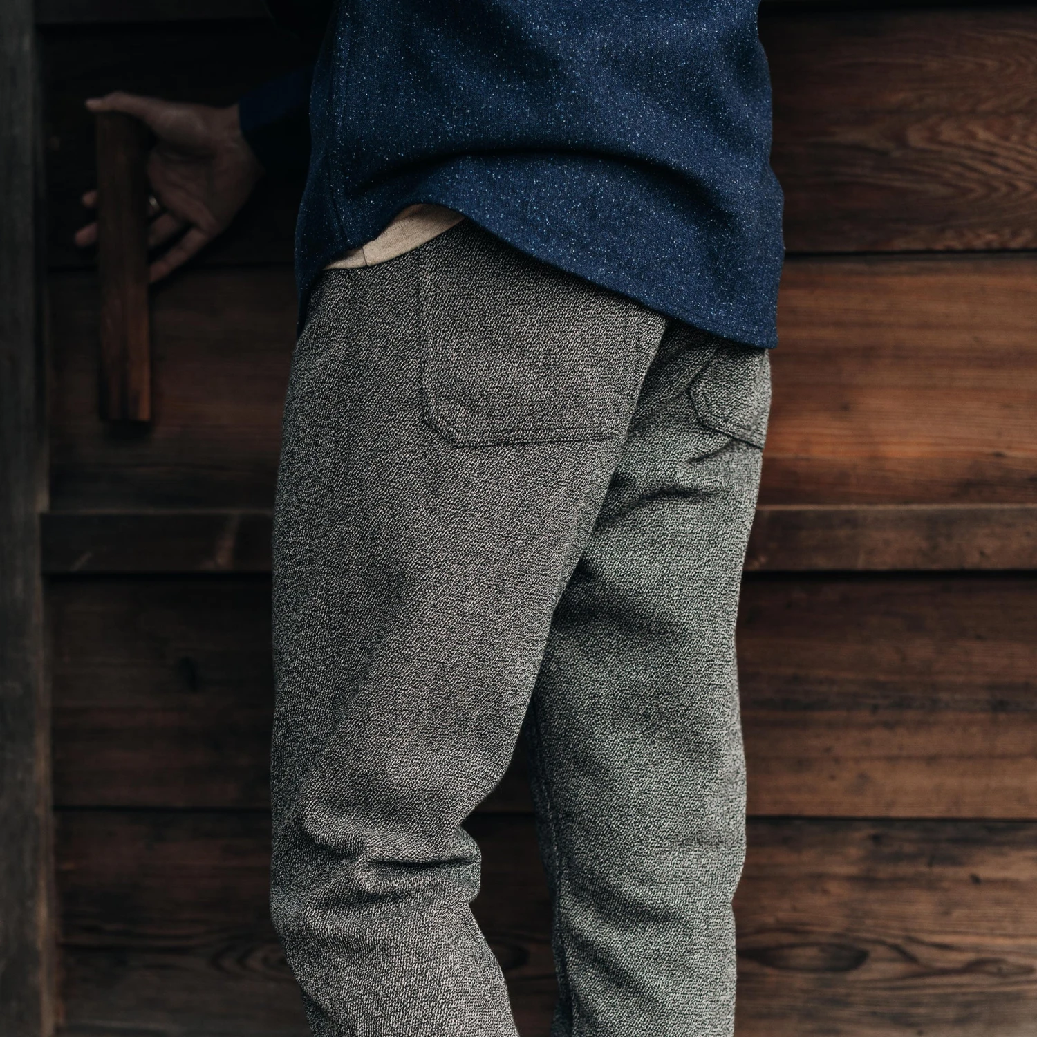 The Camp Pant In Indigo Salt And Pepper - Image 4