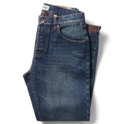 The Slim Brushed Back Jean In Sawyer Wash Organic Selvage