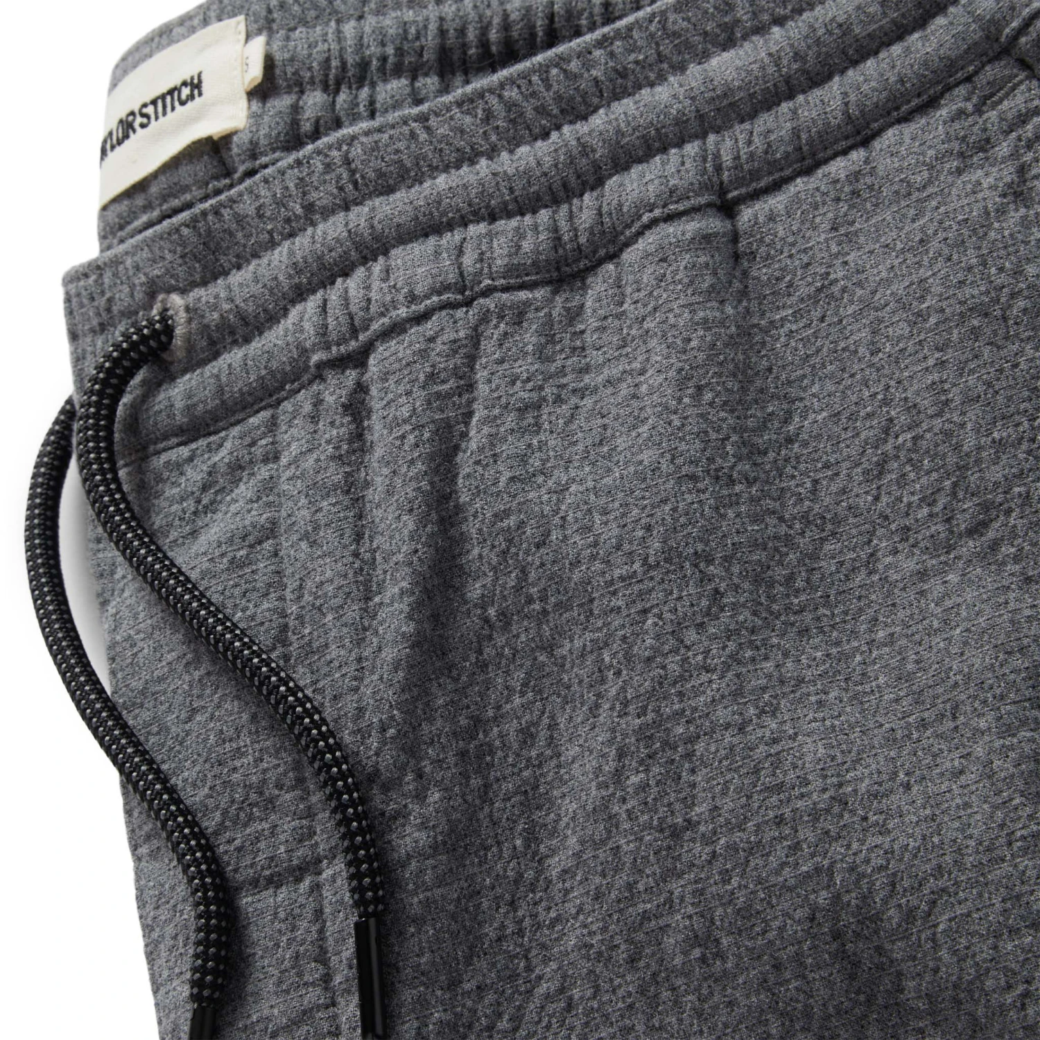 The Apres Pant In Heather Grey Double Cloth - Image 7