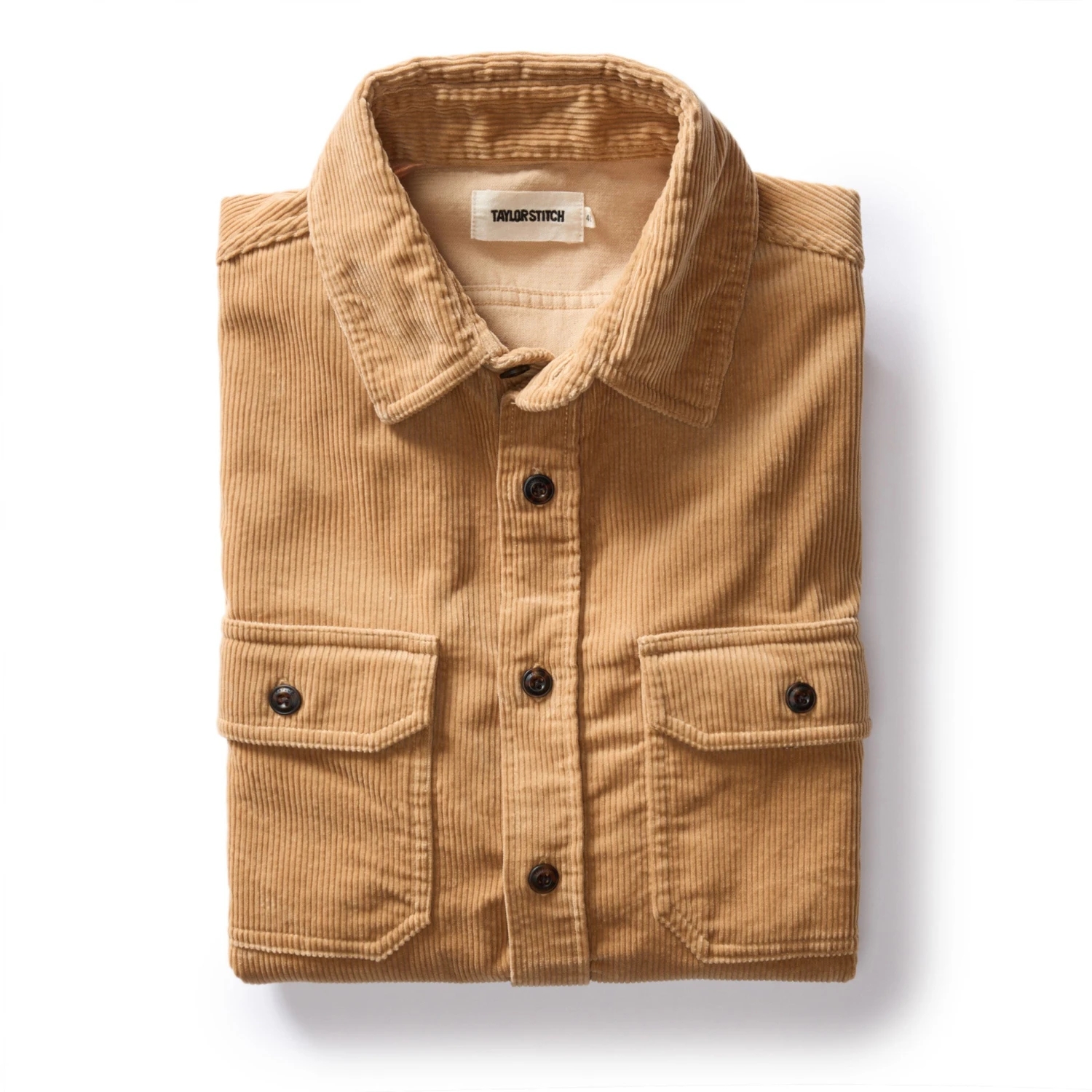 The Connor Shirt In Camel Cord