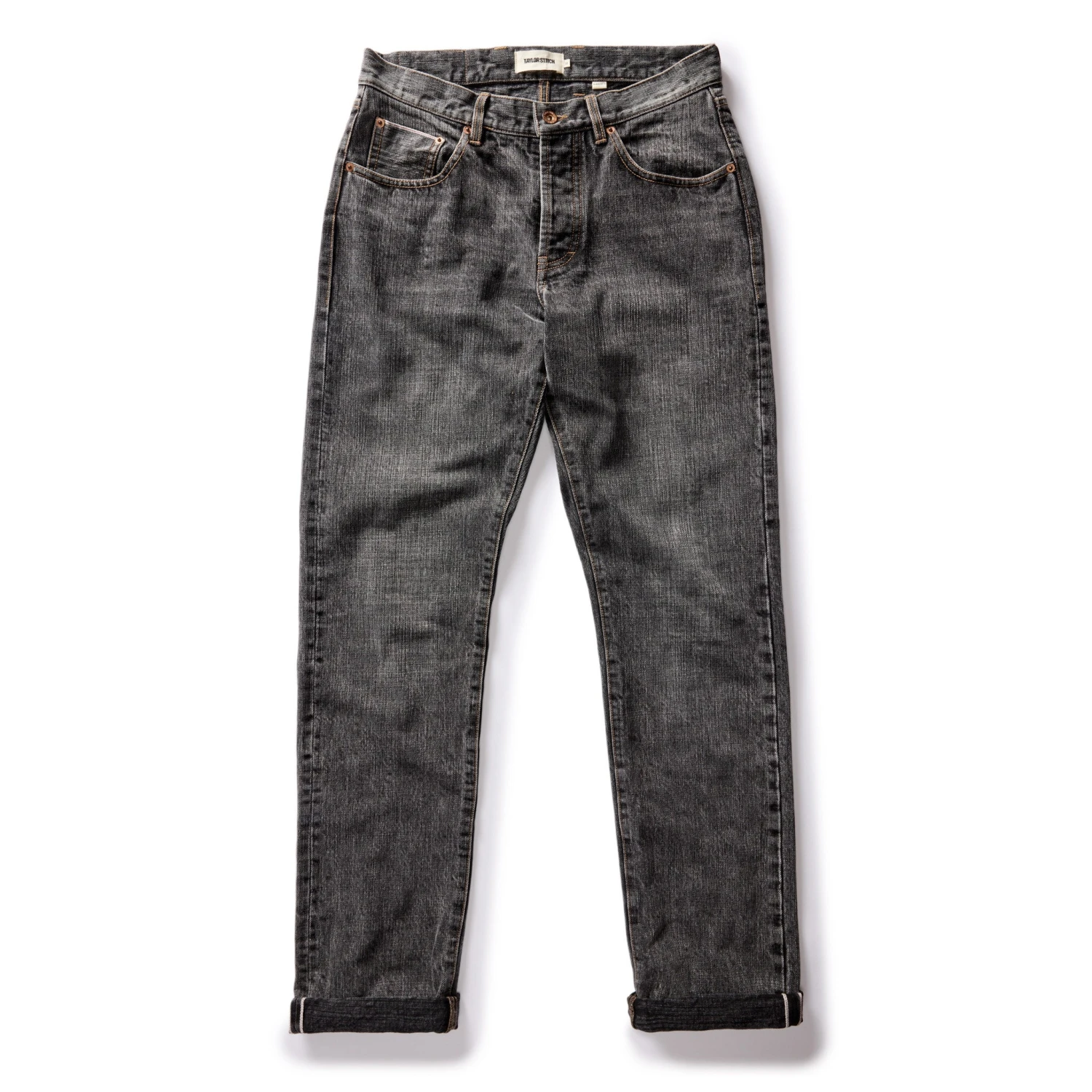 The Democratic Jean In Black 1-Year Wash Selvage Denim - Image 5