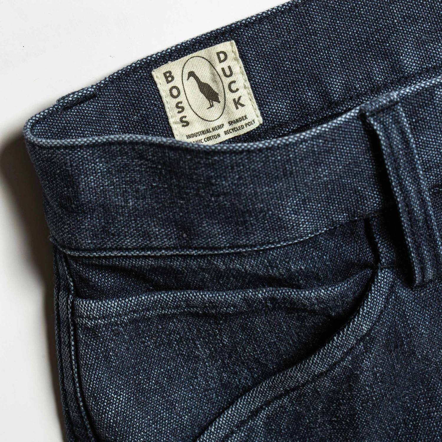 The Camp Short In Indigo Boss Duck - Image 7