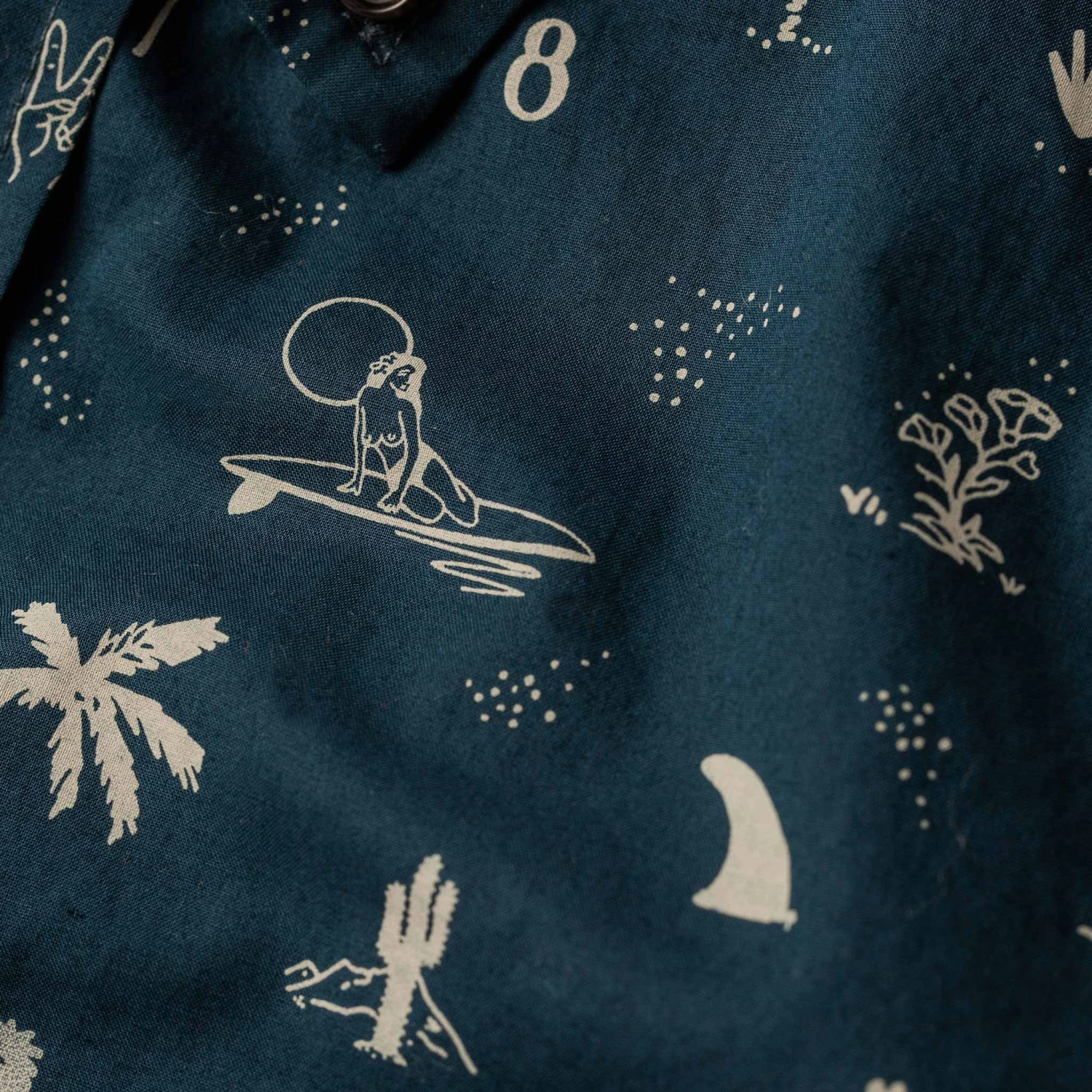 The Short Sleeve Jack In Navy Aloha - Image 8