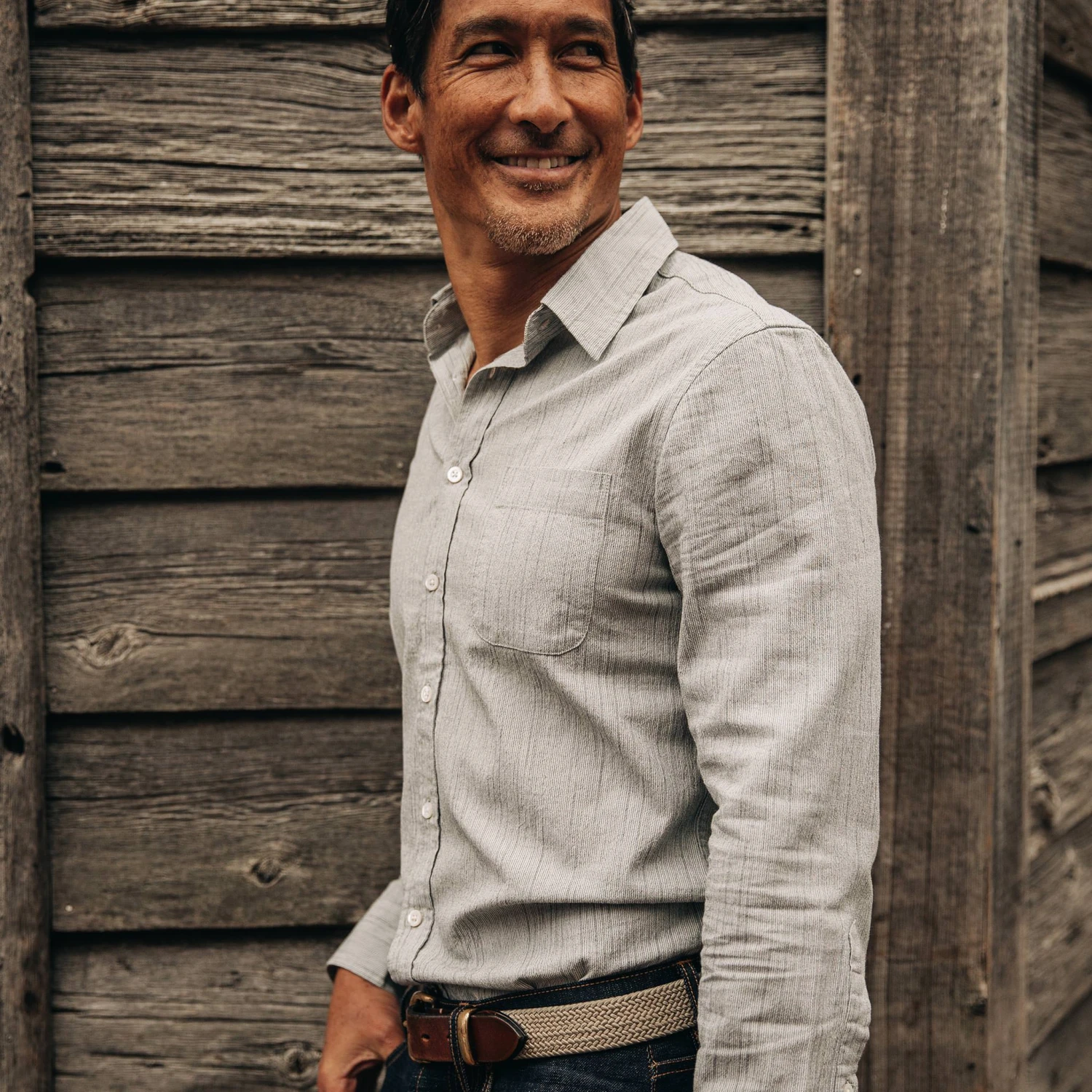 The California In Midnight Slub Micro Stripe - Image 3