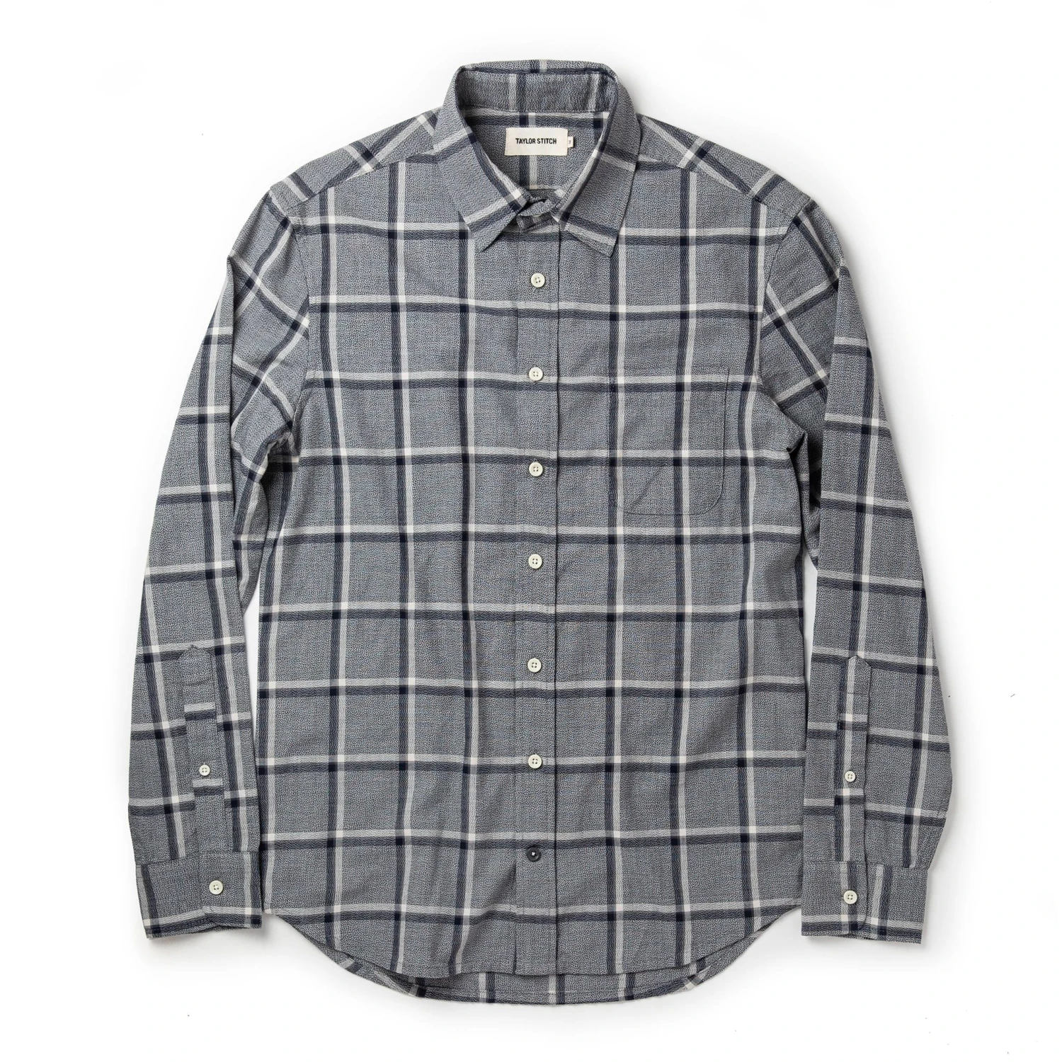 The California In Navy Salt And Pepper Plaid - Image 7