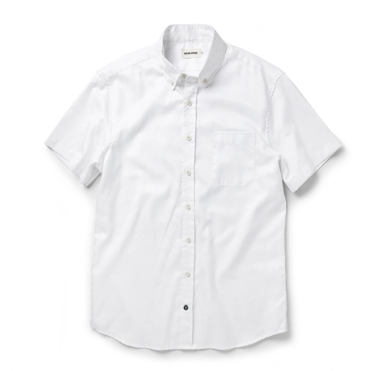None The Short Sleeve Jack In Washed White Oxford