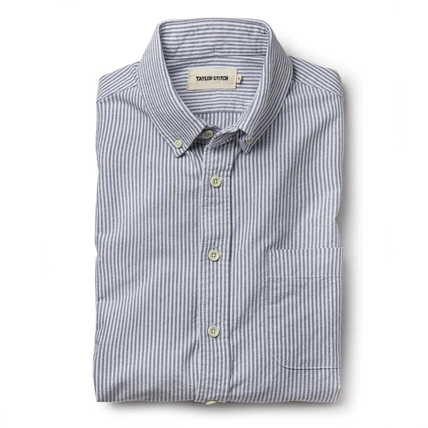 The Jack In Navy University Stripe Everyday Oxford