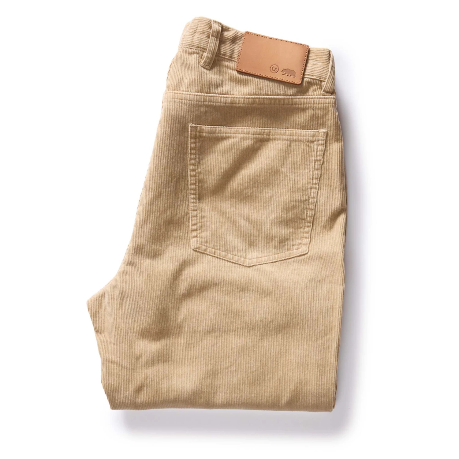 The Democratic All Day Pant In Light Khaki Cord - Image 5