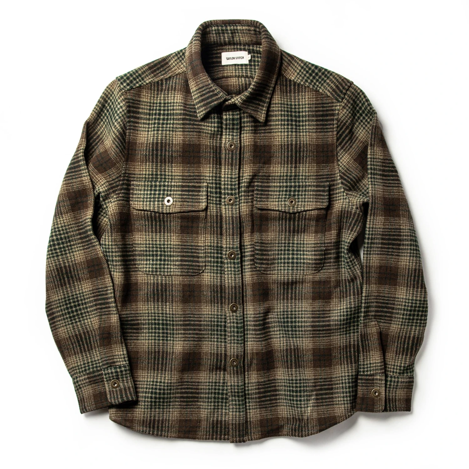 None The Explorer Shirt In Tan Plaid - Image 10