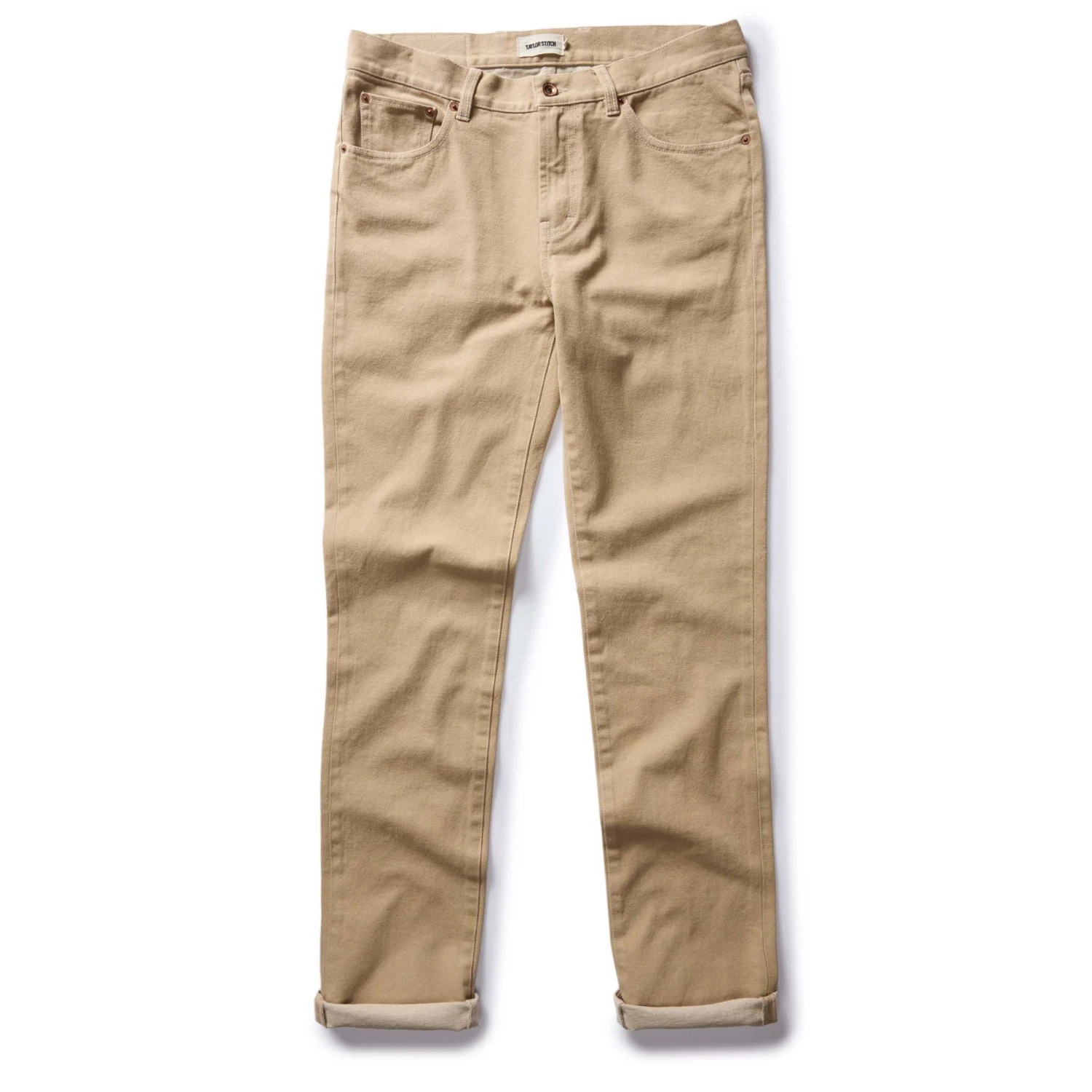 The Slim All Day Pant In Light Khaki Broken Twill - Image 5