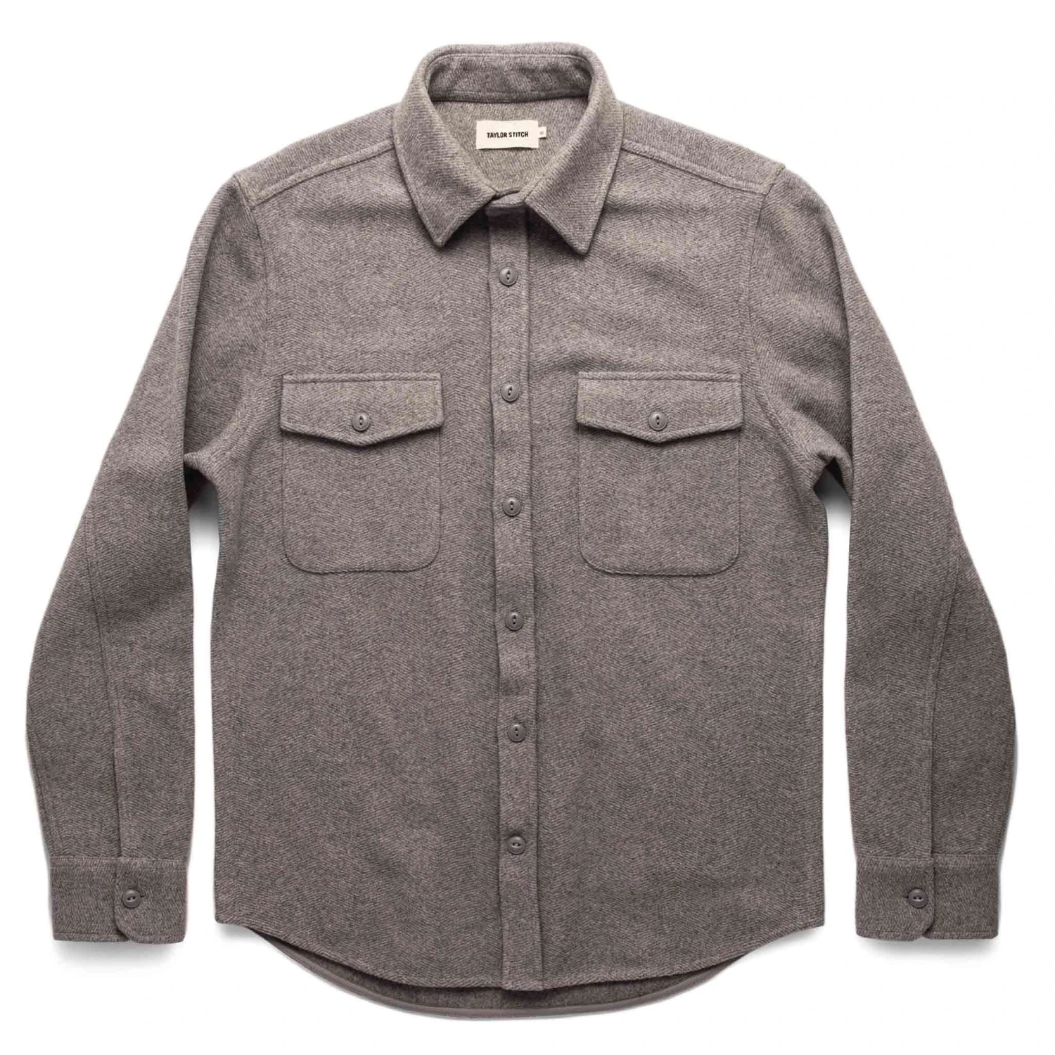 The Maritime Shirt Jacket In Heather Ash Wave - Image 11