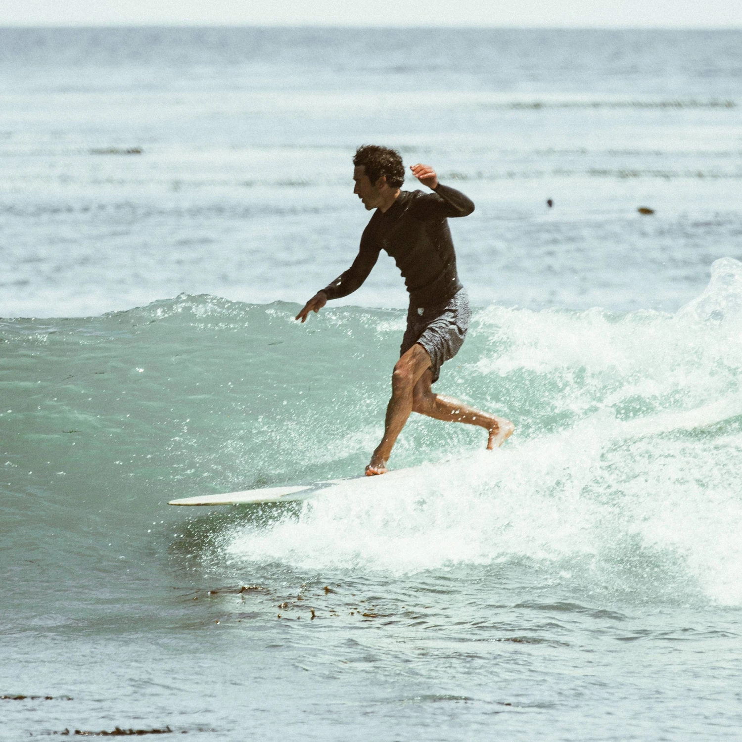The Boardshort In Black & White Print - Image 4