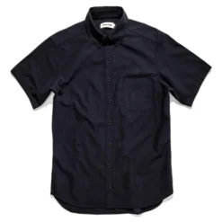 The Short Sleeve Jack In Indigo Dobby
