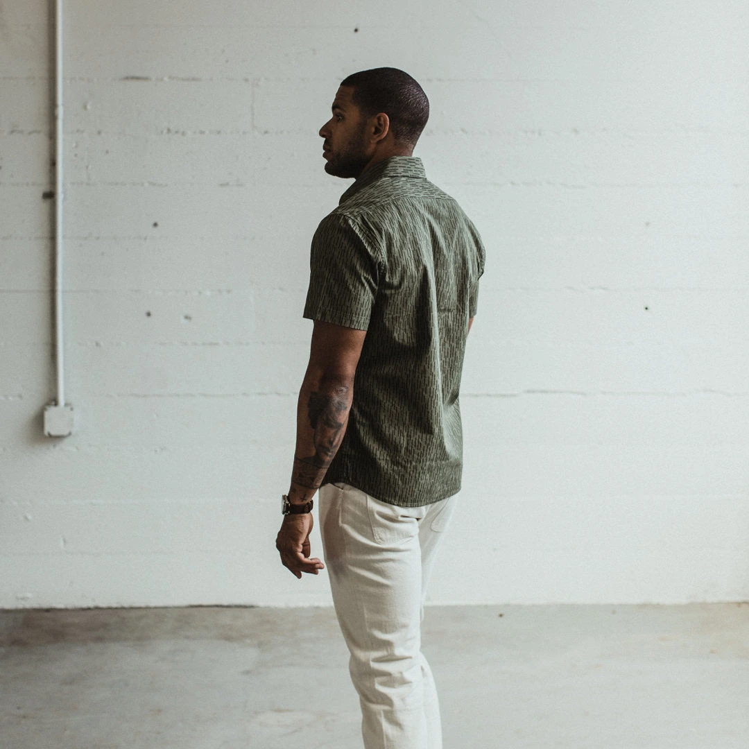 The Short Sleeve California In Rain Drop Camo - Image 4