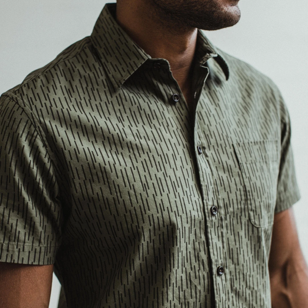 The Short Sleeve California In Rain Drop Camo - Image 3