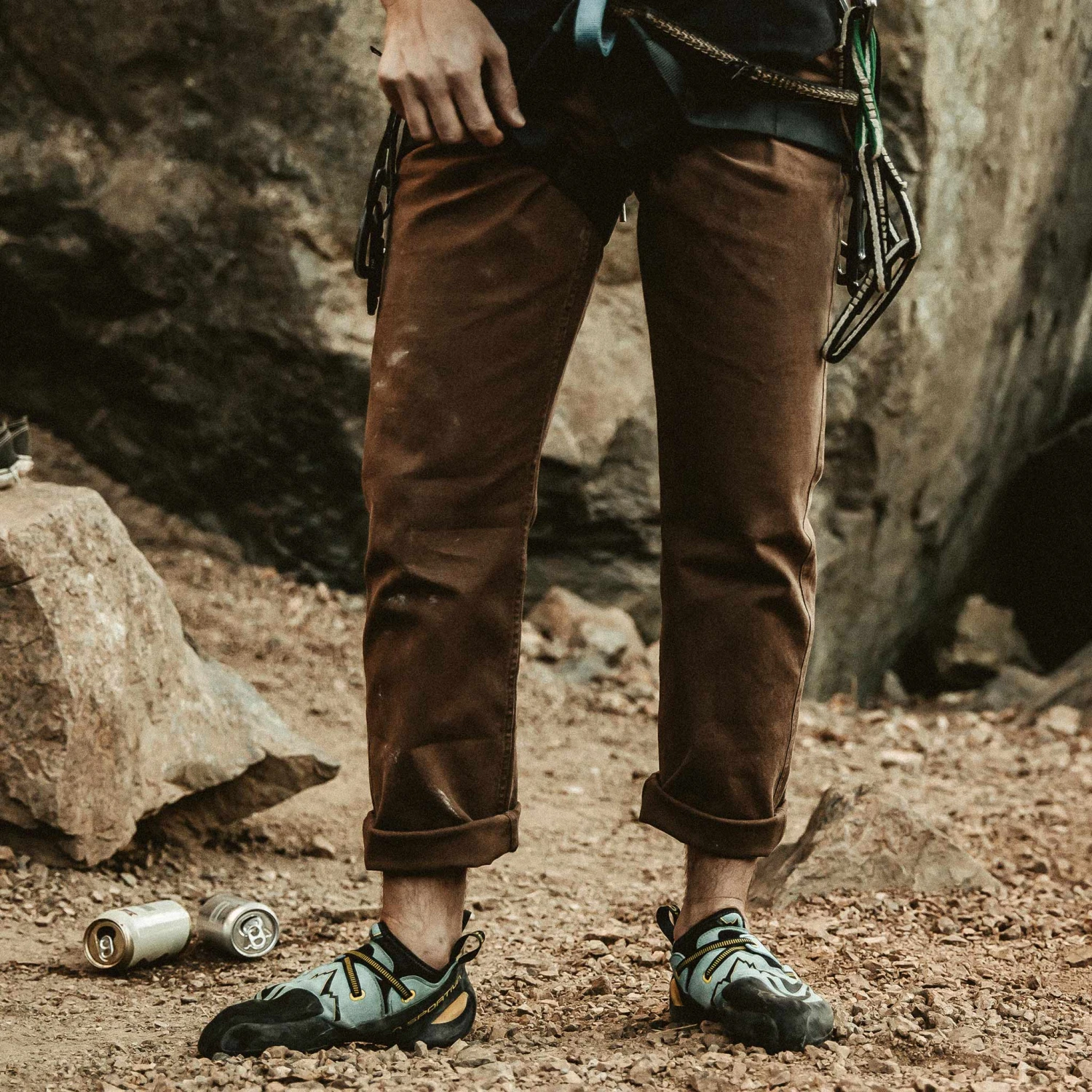 The Camp Pant In Washed Timber - Image 3