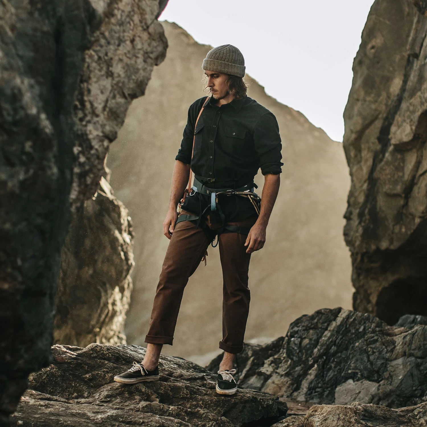 The Camp Pant In Washed Timber - Image 2