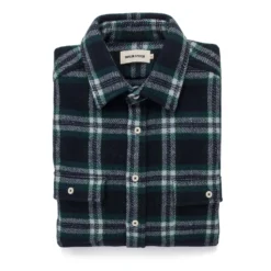 The Leeward Shirt In Navy Tartan