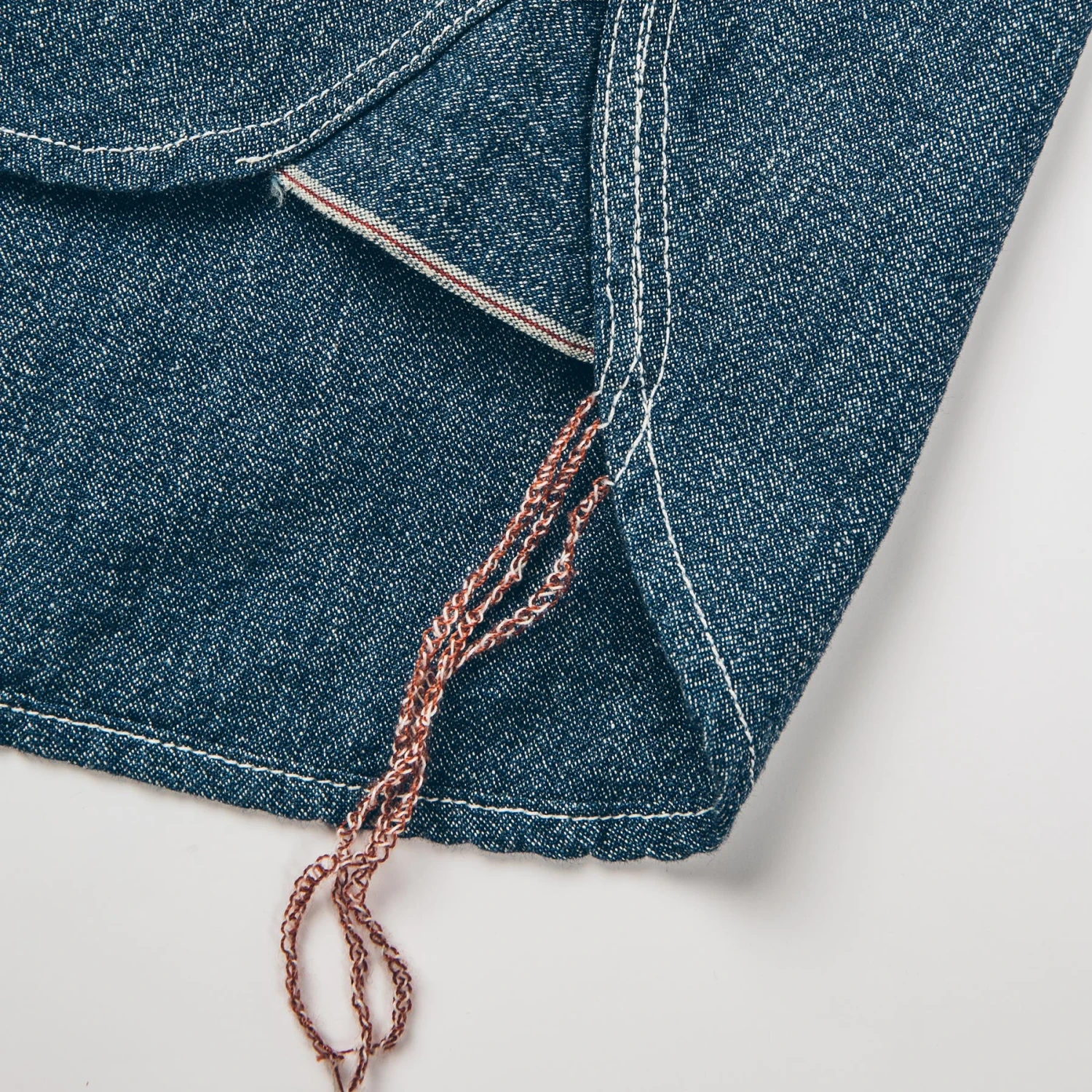 The Utility Shirt In Indigo Salt & Pepper Chambray - Image 6