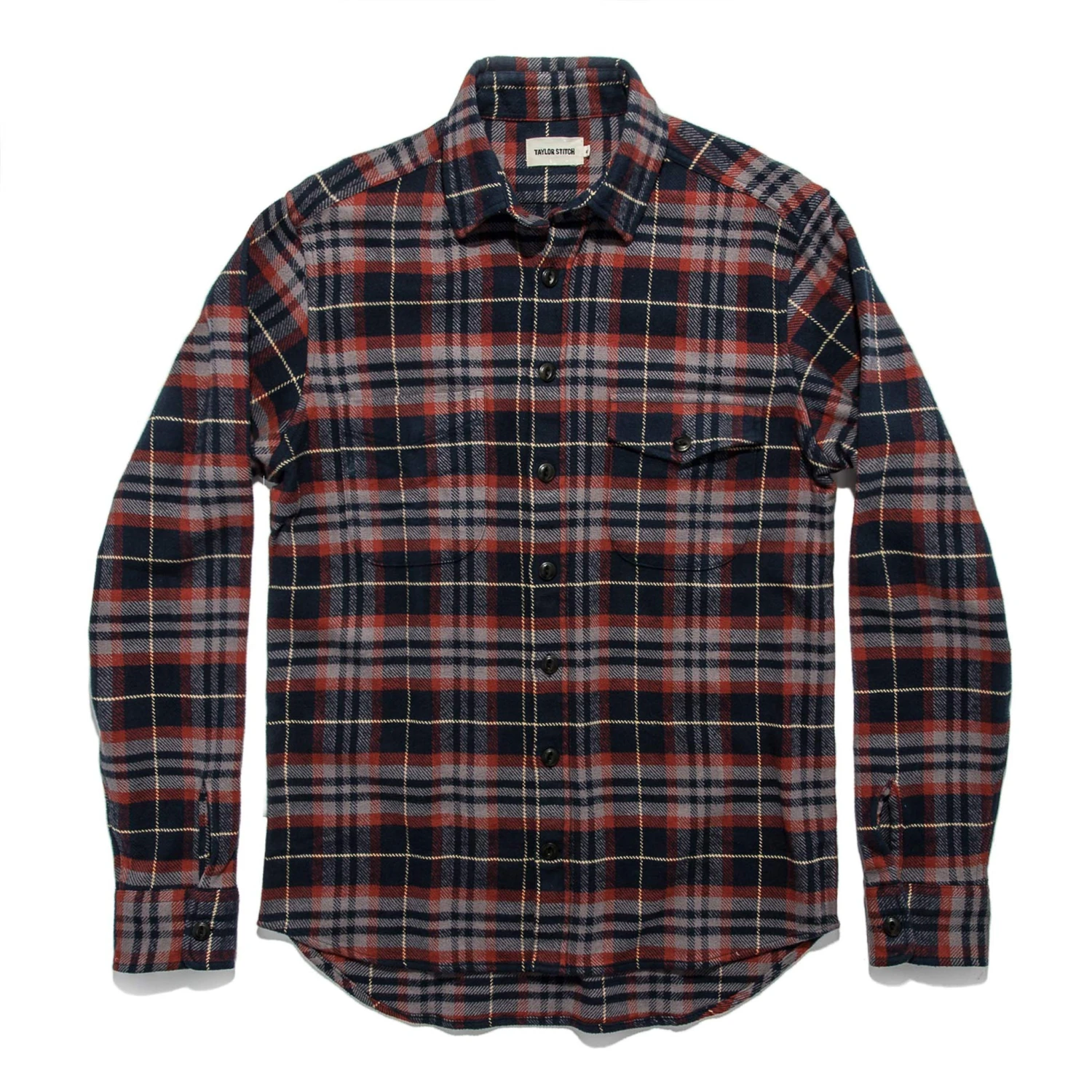 The Crater Shirt In Burgundy Plaid - Image 9
