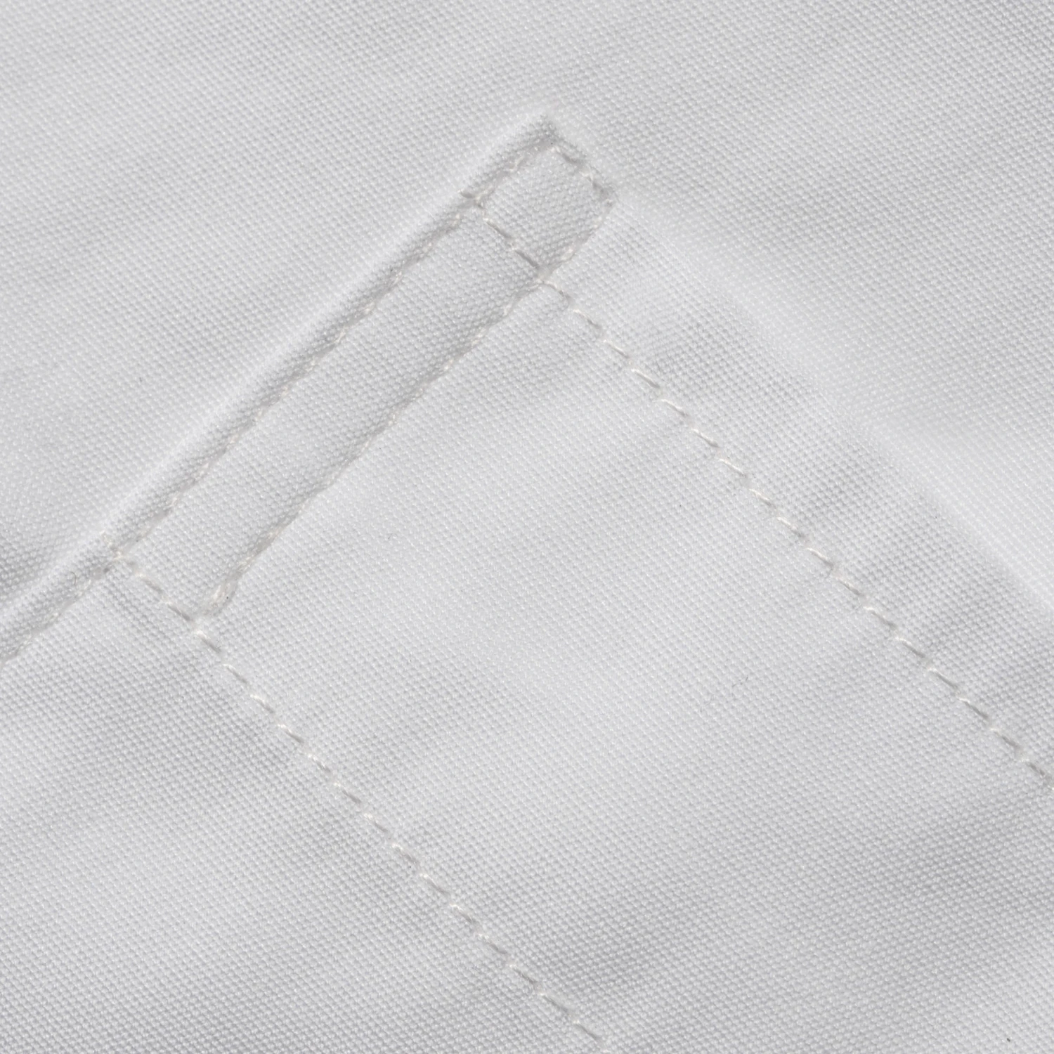 The Short Sleeve California In White Poplin - Image 5