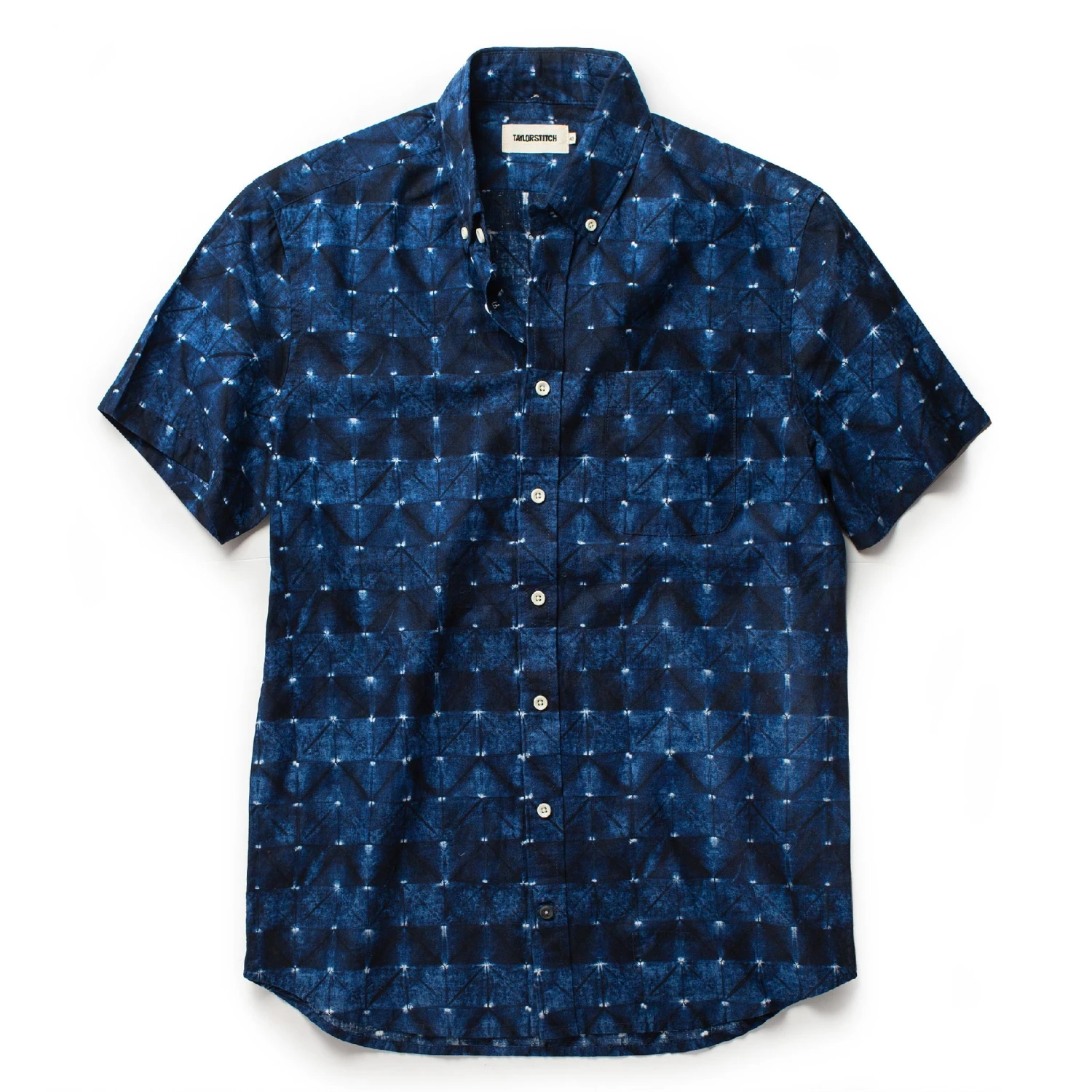 The Short Sleeve Jack In Deep Navy Geo