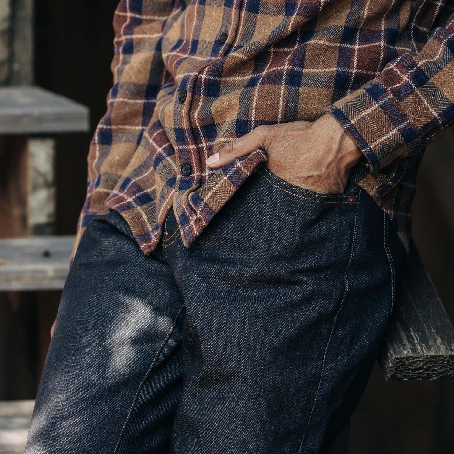 The Democratic Jean In Cone Mills Cordura Denim - Image 3