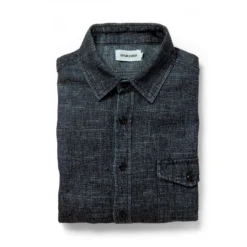 The Cash Shirt In Indigo Hemp