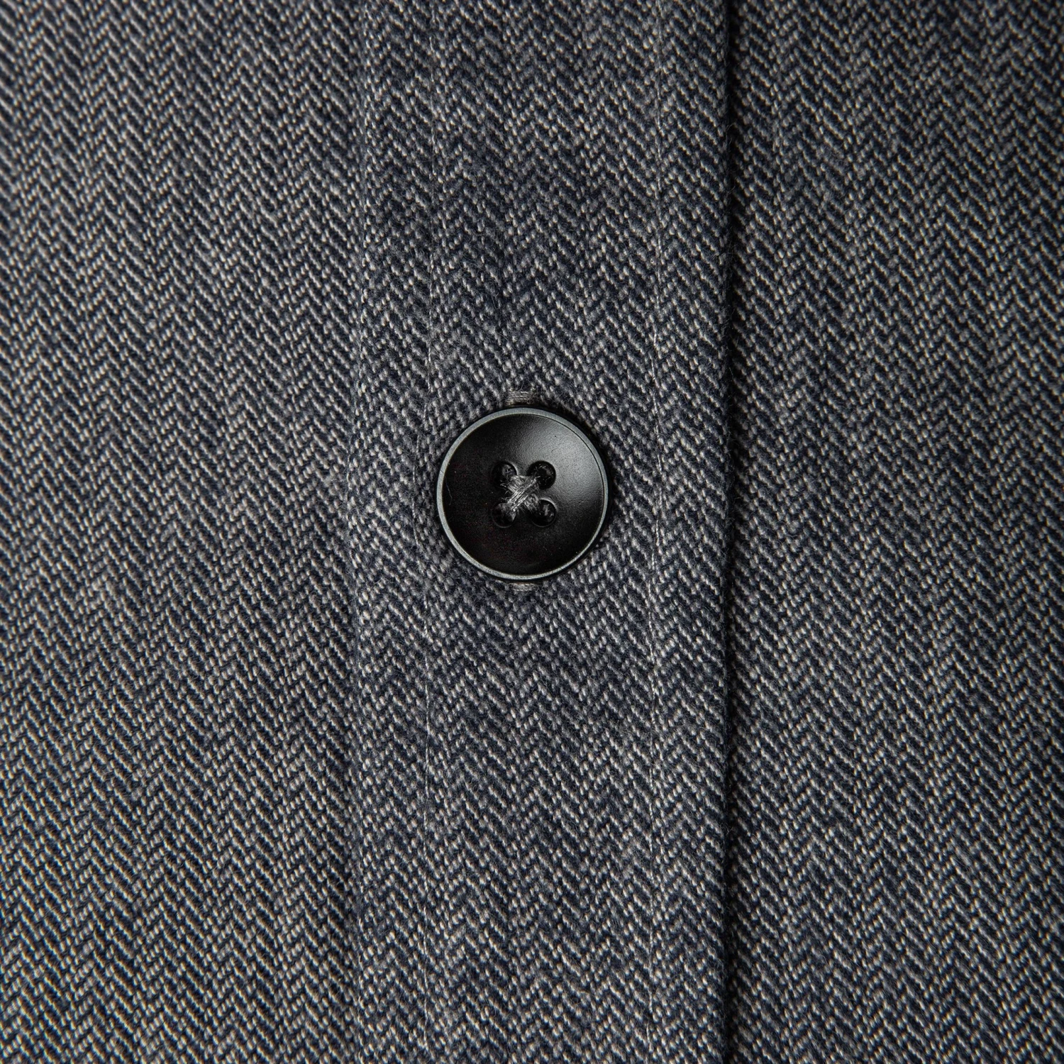 The Mechanic Shirt In Slate Herringbone - Image 9