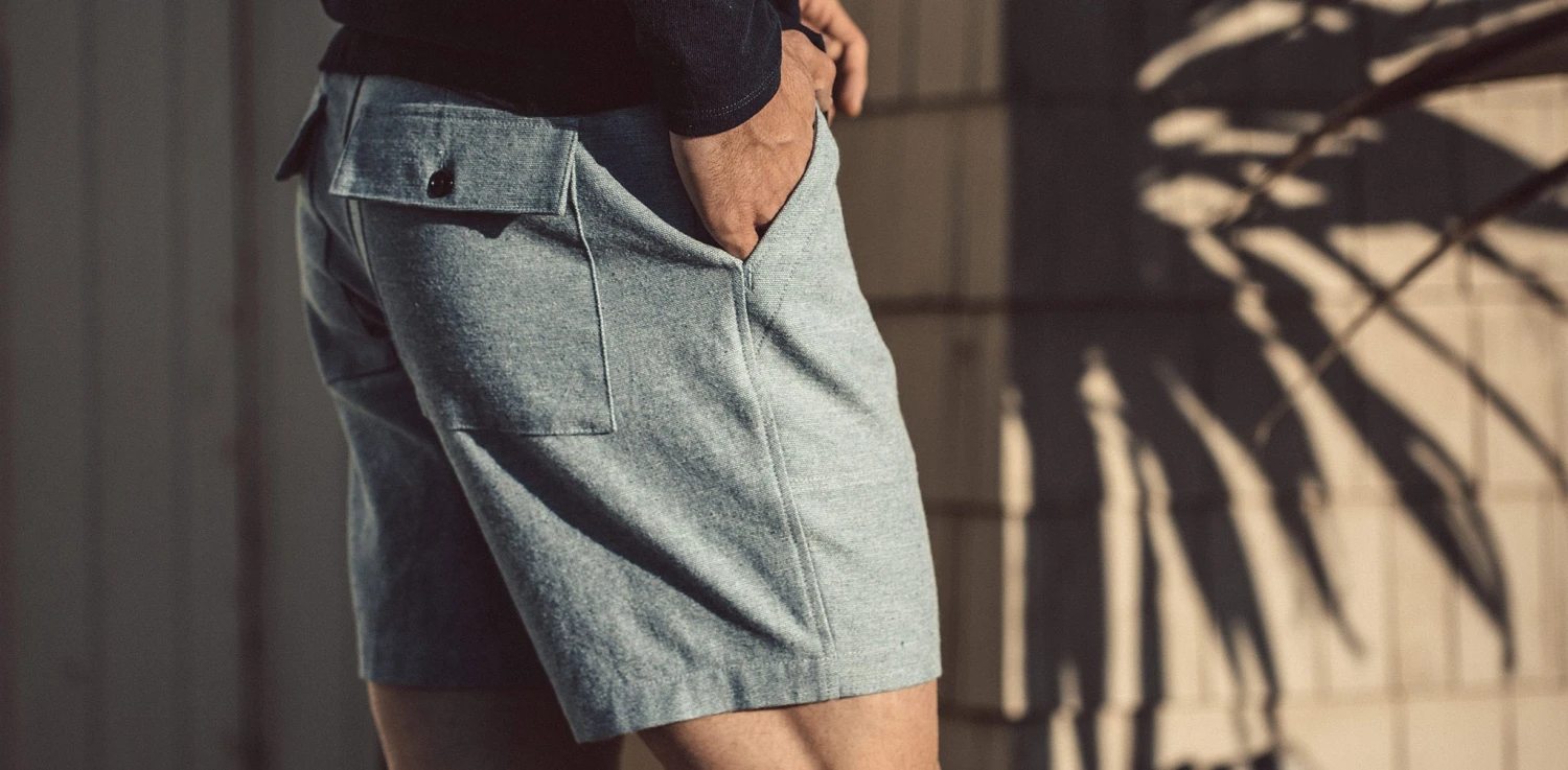 The Trail Short In Midnight Slub - Image 10