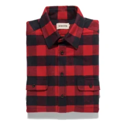 The Yosemite Shirt In Red Buffalo Plaid